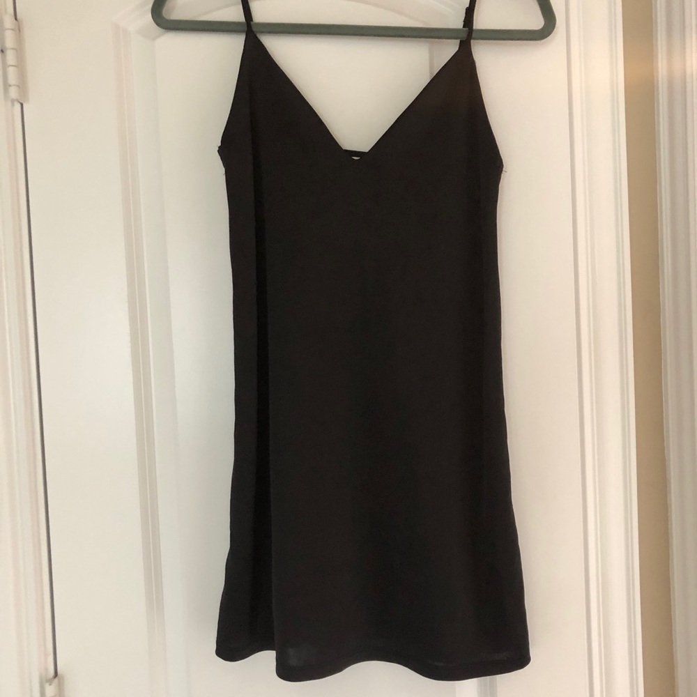Zara Black Slip Dress